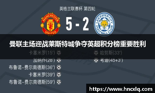 曼联主场迎战莱斯特城争夺英超积分榜重要胜利